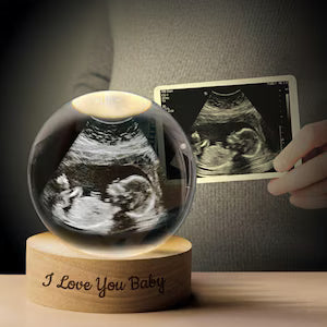Custom Ultrasound Orb – Crystal Keepsake